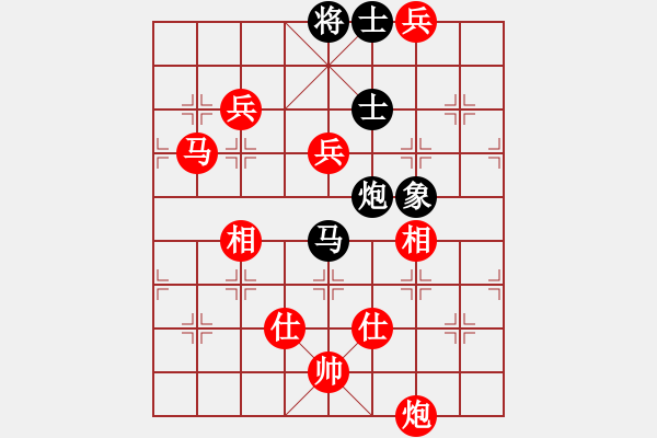 象棋棋譜圖片：棋局-31b a NP4 - 步數(shù)：80 