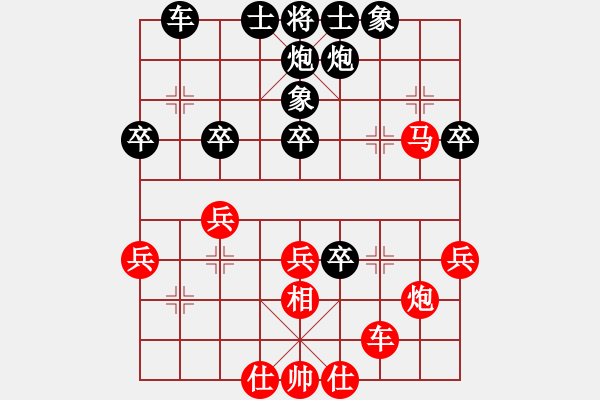 象棋棋譜圖片：★棋壇尊者★[407612993] -VS- sudns[1812368831] - 步數(shù)：40 