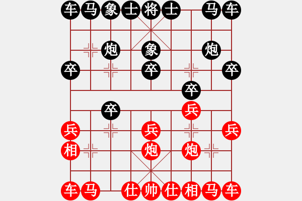 象棋棋譜圖片：初學(xué)者之一(5段)-負(fù)-hydra(2段) - 步數(shù)：10 