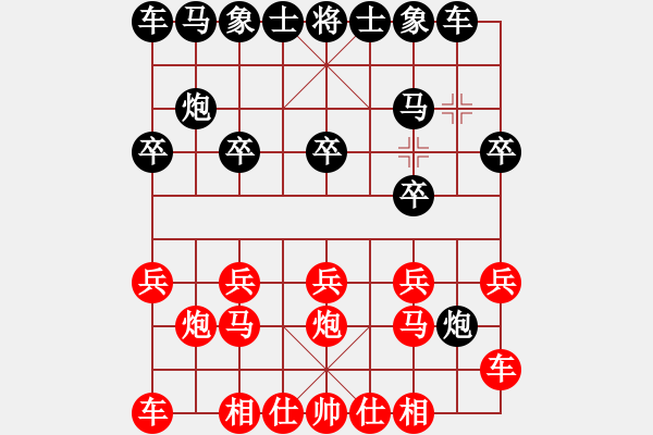 象棋棋譜圖片：[快13]浩軒爺 先勝 [快13]羽德成 - 步數(shù)：10 