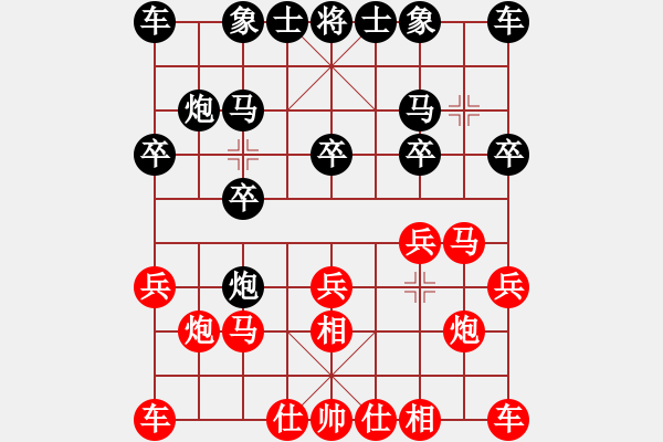 象棋棋譜圖片：青島代表隊(duì)對(duì)勝利油田老年第7輪1-4臺(tái)：李克學(xué)vs魯本杰 - 步數(shù)：10 