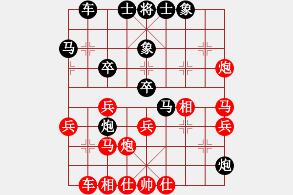 象棋棋譜圖片：北海牧羊(5段)-勝-三區(qū)三十八(6段) - 步數(shù)：40 