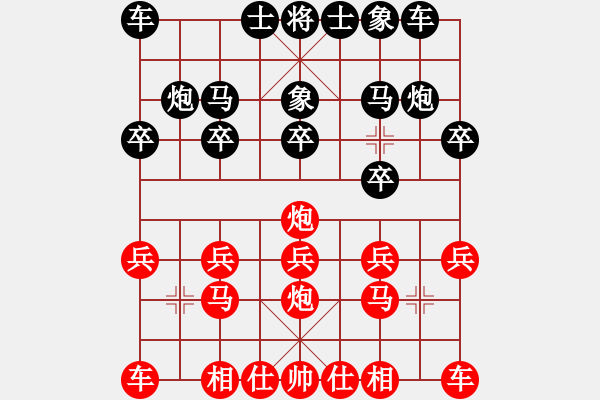 象棋棋譜圖片：風(fēng)雨彩虹[1115788416] -VS- 棋友-魚(yú)鳥(niǎo)[575644877] - 步數(shù)：10 