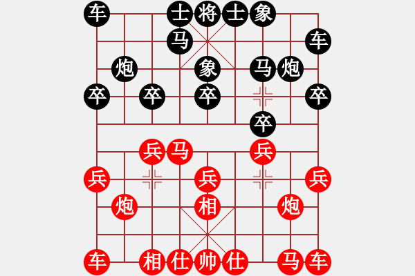 象棋棋譜圖片：鏡之谷沈陽隊(duì) 金松 和 山西天星公司隊(duì) 張致忠 - 步數(shù)：10 