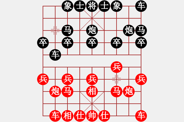 象棋棋譜圖片：上海 王國(guó)敏 負(fù) 江蘇句容 童本平 - 步數(shù)：10 