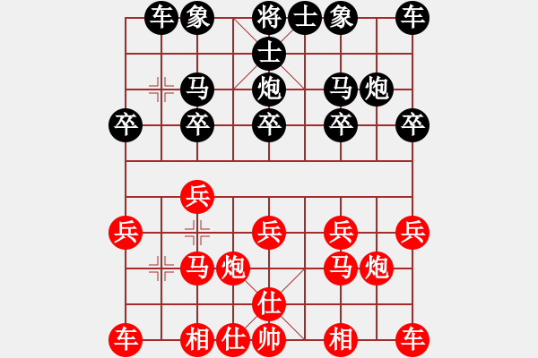 象棋棋譜圖片：bbboy002 -VS- 原野[1643990656] - 步數(shù)：10 