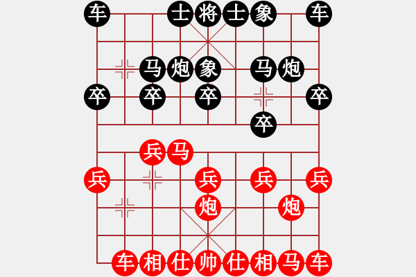 象棋棋譜圖片：無敵可樂(1段)-勝-奕童(9段) - 步數(shù)：10 