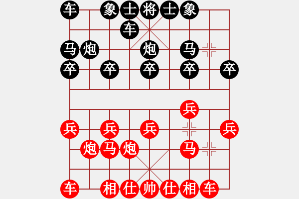 象棋棋譜圖片：華山人民(9星)-勝-abcdeedcba(9星) - 步數(shù)：10 