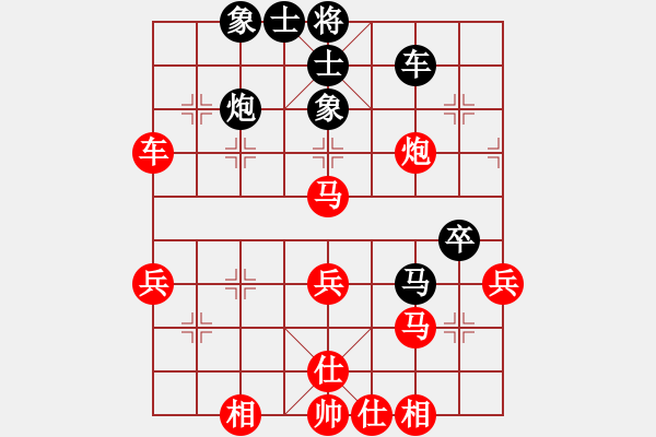 象棋棋譜圖片：10101局 A45-起馬互進(jìn)七兵局-旋九專雙核-業(yè)余 紅先勝 小蟲引擎24層 - 步數(shù)：60 