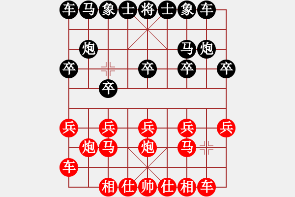 象棋棋譜圖片：湖南群龔小鐘 和 可兒學(xué)棋(讓三先) - 步數(shù)：10 