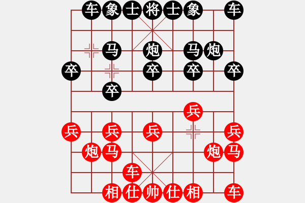 象棋棋譜圖片：[快14]完顏祿 先和 [快14]浩軒爺 - 步數(shù)：10 