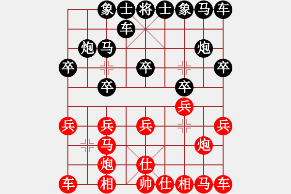 象棋棋譜圖片：22弈林天使許[2877026608] -VS- 25藍色[455603792] - 步數(shù)：10 