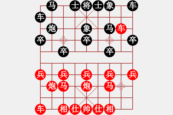 象棋棋譜圖片：車炮剝皮16步：三臺怪手[1127175411] -VS- 王明[971035587] - 步數(shù)：10 