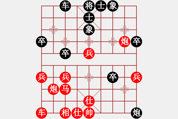 象棋棋譜圖片：弈林軍[793164576] -VS- 軍[2399889074] - 步數(shù)：40 