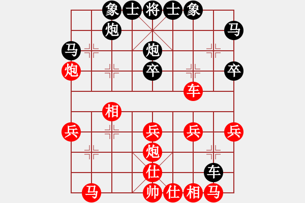 象棋棋譜圖片：彰德府治祿(3段)-負(fù)-華山圣殿(2段) - 步數(shù)：30 