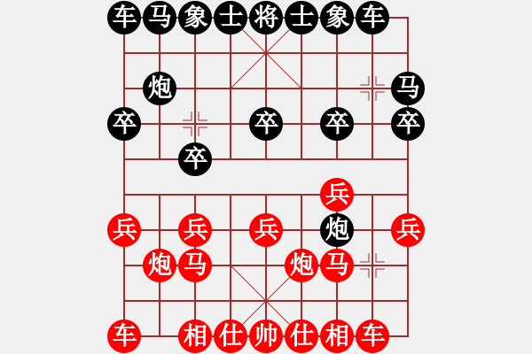 象棋棋谱图片：2017第四届上海川沙杯徐志恺先胜黄宝信7 - 步数：10 