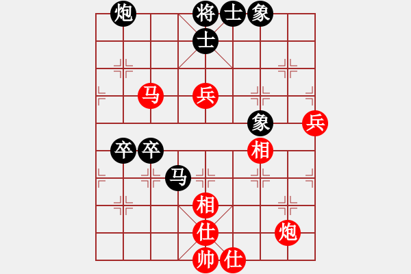 象棋棋譜圖片：南極泰斗(6段)-和-二核旋風(fēng)炮(日帥) - 步數(shù)：100 