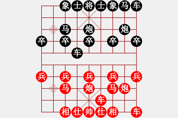 象棋棋譜圖片：2017鳳崗科鑫盟杯公開賽鄭鴻標(biāo)先勝黃義為1 - 步數(shù)：10 