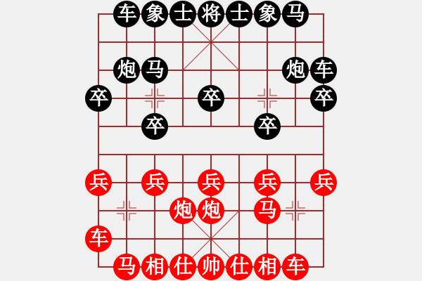 象棋棋譜圖片：弈林小卒(5段)-負(fù)-彭飛小高手(8級) - 步數(shù)：10 