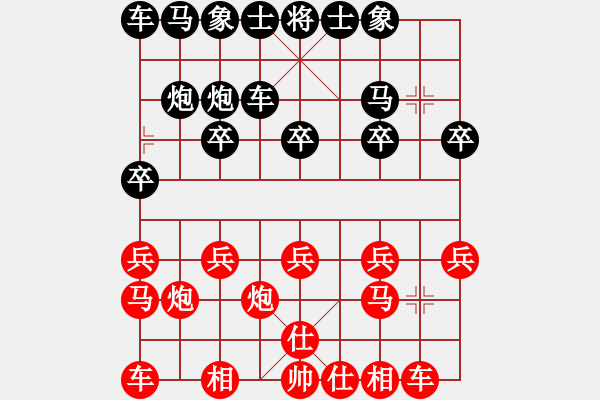 象棋棋譜圖片：福建省 魏依林 勝 天津市 劉智 - 步數(shù)：10 