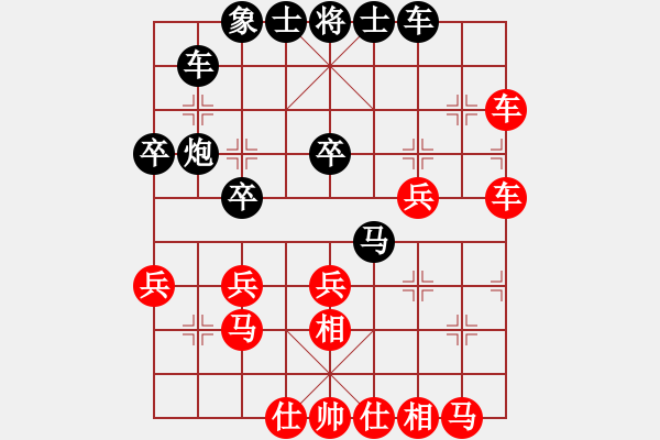 象棋棋譜圖片：緣份戰(zhàn)神六(電神)-負(fù)-專殺黑馬(天罡) - 步數(shù)：30 