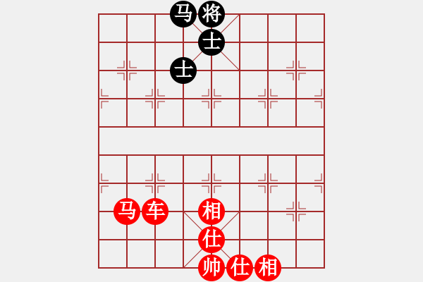 象棋棋譜圖片：車馬対馬雙士 - 步數(shù)：0 