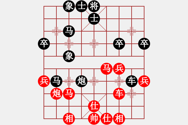 象棋棋譜圖片：太守棋狂先勝安徽洪荒大陸棋社阿程業(yè)7-12017·10·15 - 步數(shù)：40 