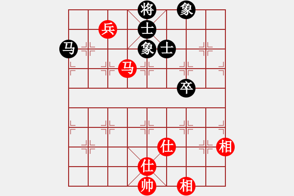 象棋棋譜圖片：煮酒論棋雄(月將)-和-北斗棋星(日帥) - 步數(shù)：110 