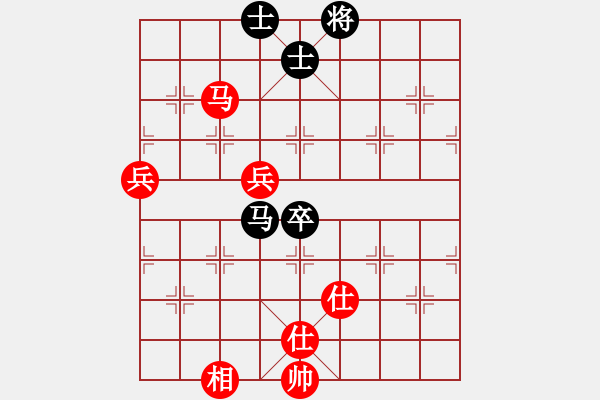 象棋棋譜圖片：天邊的云[紅] -VS- 棋仙[黑] - 步數(shù)：110 