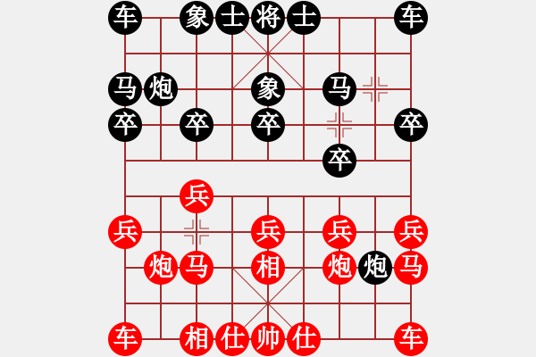 象棋棋譜圖片：孫昕昊 先勝 侯青峰 - 步數(shù)：10 