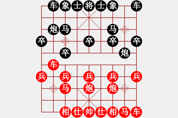 象棋棋譜圖片：回憶【紅】vs期待你的轉身【黑】 - 步數：10 