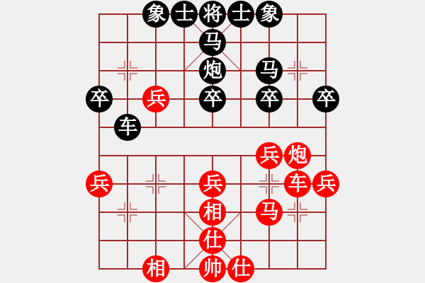 象棋棋譜圖片：三將就餐好(6段)-負(fù)-砍西瓜(4段) - 步數(shù)：30 