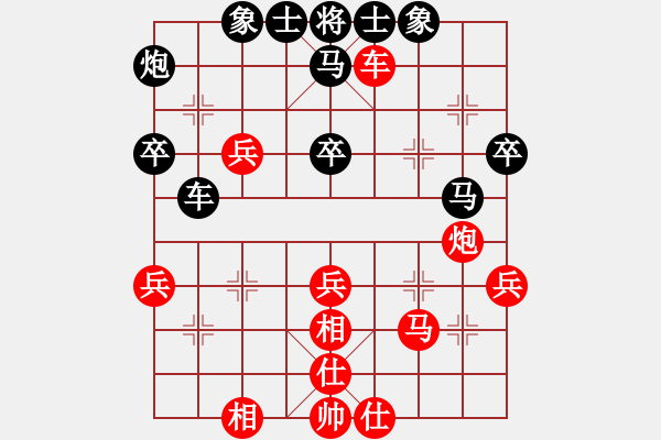 象棋棋譜圖片：三將就餐好(6段)-負(fù)-砍西瓜(4段) - 步數(shù)：40 