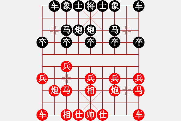 象棋棋譜圖片：高修(北斗)-負(fù)-三少剃頭匠(9星) - 步數(shù)：10 