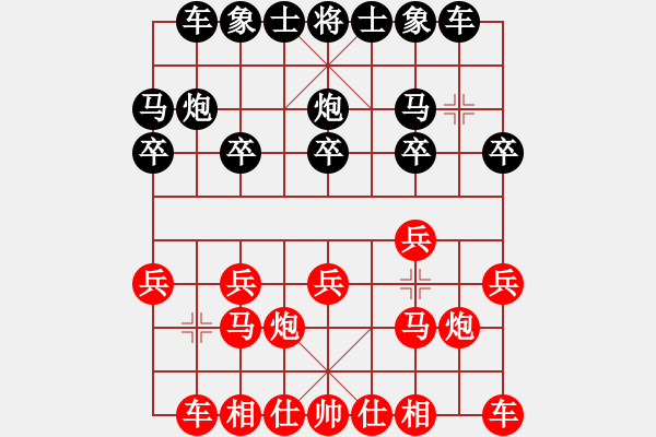 象棋棋譜圖片：第三輪第一臺馬獻禮先勝賈全忠 - 步數(shù)：10 