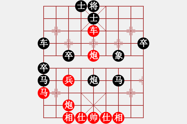 象棋棋譜圖片：2006年弈天迪瀾杯賽第五輪：開封府少俠(5r)-負(fù)-品棋弈戰(zhàn)(9級) - 步數(shù)：40 