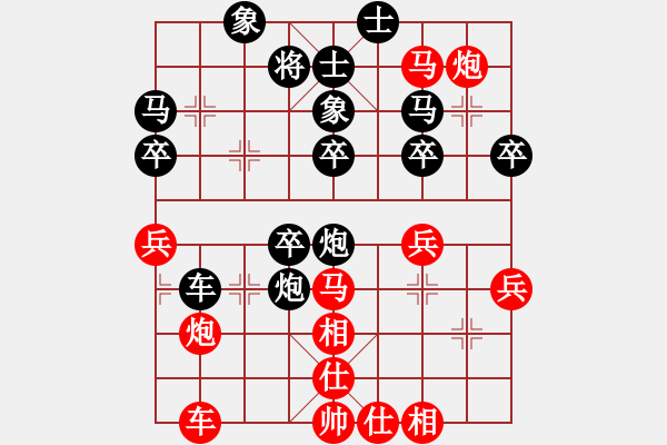 象棋棋譜圖片：20161126 先負(fù)天天業(yè)5-2 順炮直車(chē)對(duì)橫車(chē) 黑馬2進(jìn)1 馬三進(jìn)四 炮2平3 - 步數(shù)：40 