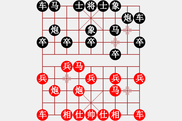 象棋棋譜圖片：第26期四川金牌AA制象棋公開賽 江油張雨豪先勝重慶楊應(yīng)東 - 步數(shù)：10 