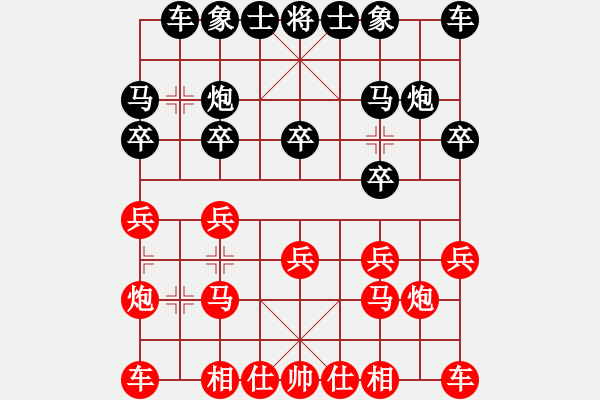 象棋棋譜圖片：心有靈犀業(yè)8-1先負(fù)wiIsonw業(yè)8-3·2019·2·28 - 步數(shù)：10 