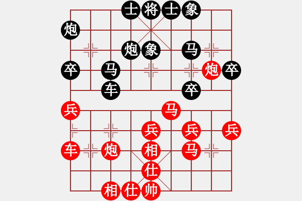 象棋棋譜圖片：海軍司令(6段)-負(fù)-將族(月將) - 步數(shù)：30 