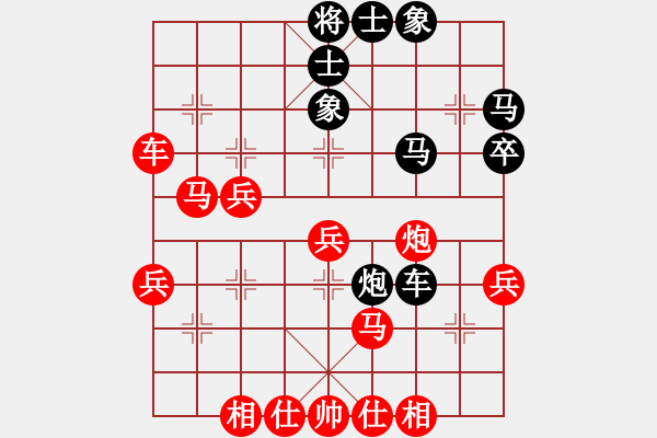 象棋棋譜圖片：150809季軍戰(zhàn)首局 老飯（勝）天祿 - 步數(shù)：50 