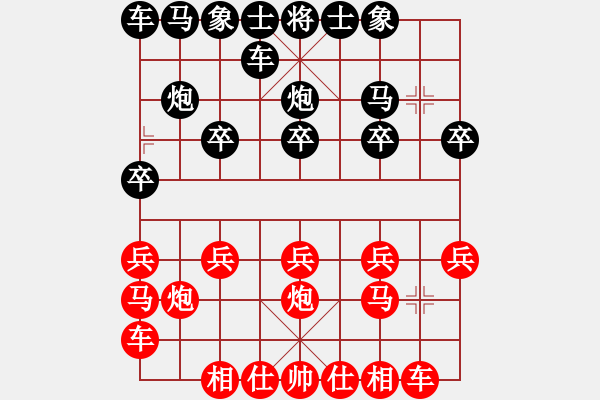 象棋棋譜圖片：德國 烏韋 負 芬蘭 鄧明高 - 步數(shù)：10 