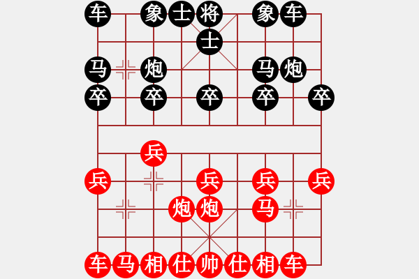 象棋棋譜圖片：大力水手[紅] -VS- ：‰●【DGC龍丨智哥[黑] - 步數(shù)：10 