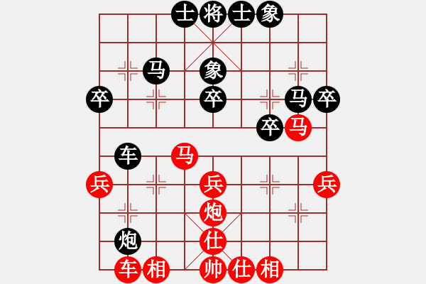 象棋棋譜圖片：齊魯王(3r)-負-娜帕蓬(6級) - 步數(shù)：40 