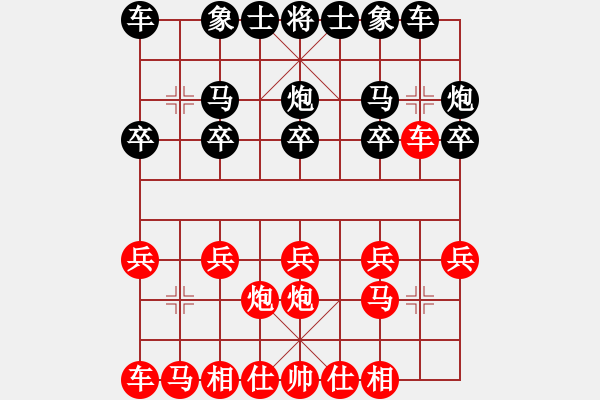 象棋棋谱图片：刘猛vs曲家宁 - 步数：10 