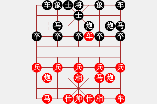 象棋棋谱图片：小孩棋路(8段)-和-武汉老通城(7段) - 步数：10 