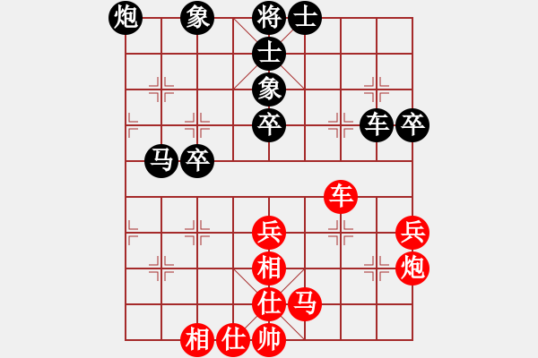 象棋棋譜圖片：江湖奇棋俠[紅] -VS- 池中清水[黑] 仙人指路對(duì)飛象 - 步數(shù)：50 