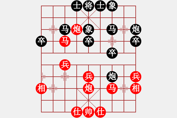 象棋棋譜圖片：應(yīng)鋒 先和 閻春旺 - 步數(shù)：30 