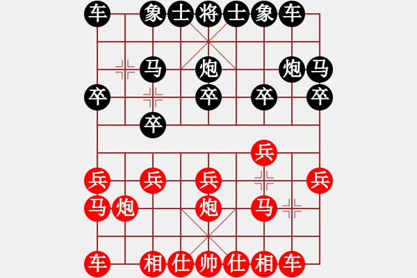 象棋棋谱图片：王兴业先和孙永红（5加3） - 步数：10 