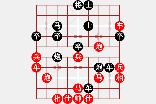 象棋棋譜圖片：論酒煮英雄(1段)-勝-飛霞棋仙(1段) - 步數(shù)：40 